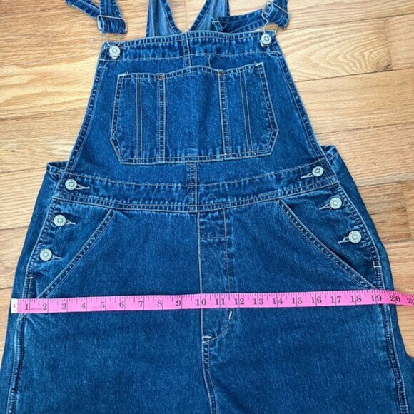 Vintage Johnny Q Overalls Womens S Dungaree Blue Denim Bib Carpenter - Picture 10 of 13